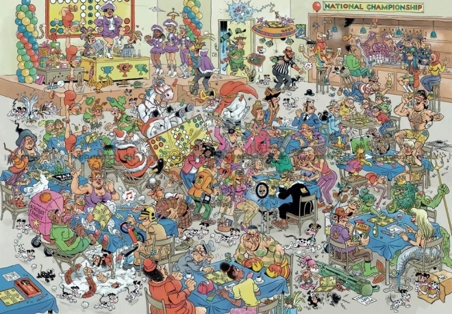 Puzzle JUMBO Don't Get Angry, Man Battle 2000 Pieces