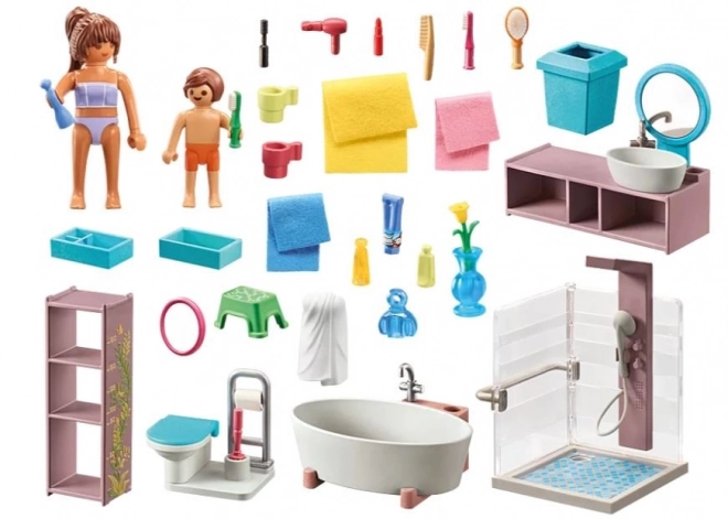 Set of Figures My Life Bathroom