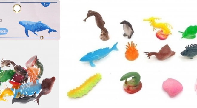 Sea World Figurines Set 12 pcs 7 cm