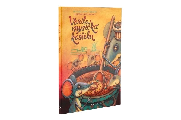 Leporelo De muis kookte pap 15,5x21 cm voor kinderen vanaf 2 jaar