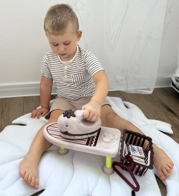 Woopie Ensemble de repassage pour enfants 2en1 avec planche et musique