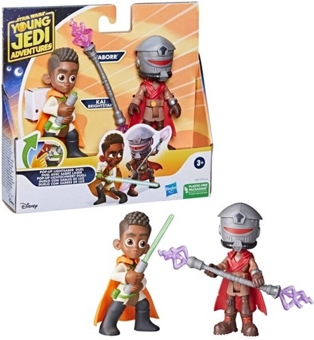 Star Wars Pop‑Up Duel 2‑Pack 10 cm Figures – Young Jedi Adventures