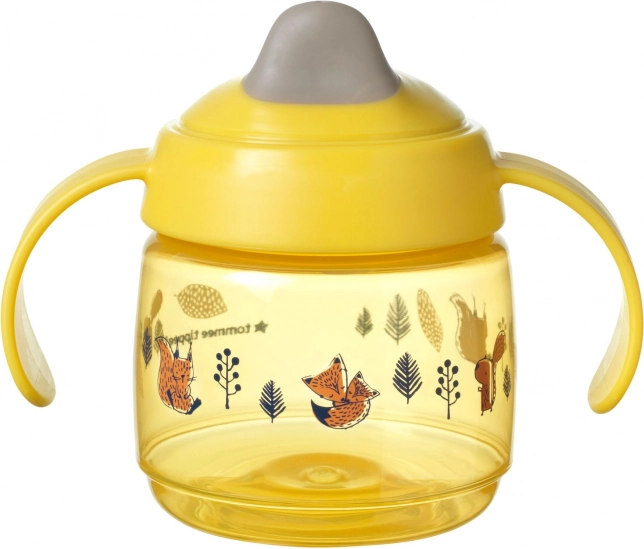 Superstar lekvrije beker, 190 ml 4m+, geel