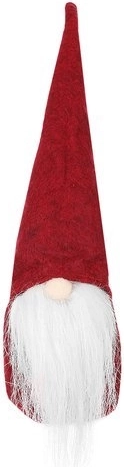 Lutin debout décoration de Noël – Rouge