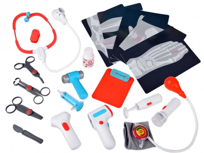 Medische set gezondheidscentrum kleine dokterswagen ZA4197