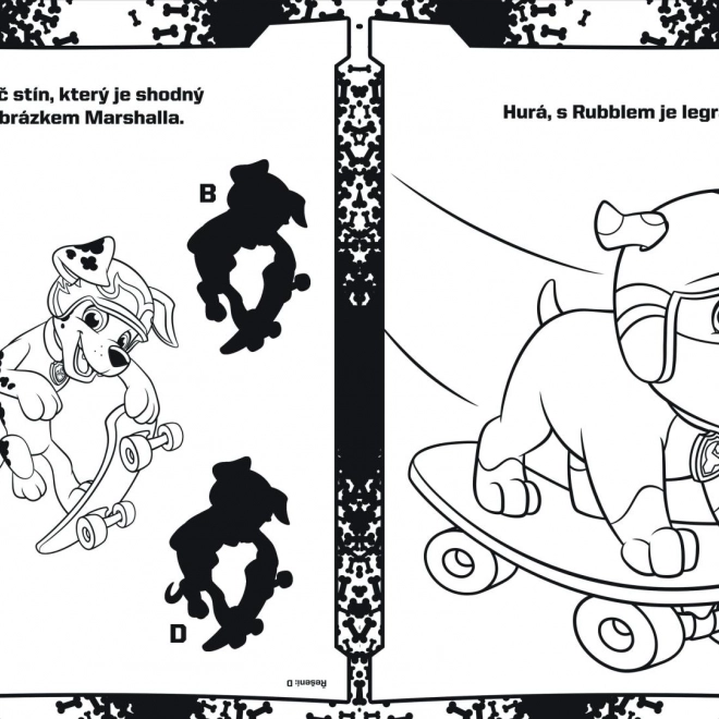 Sticker and Coloring Book 100 Stickers PAW PATROL 21.5 × 28 cm
