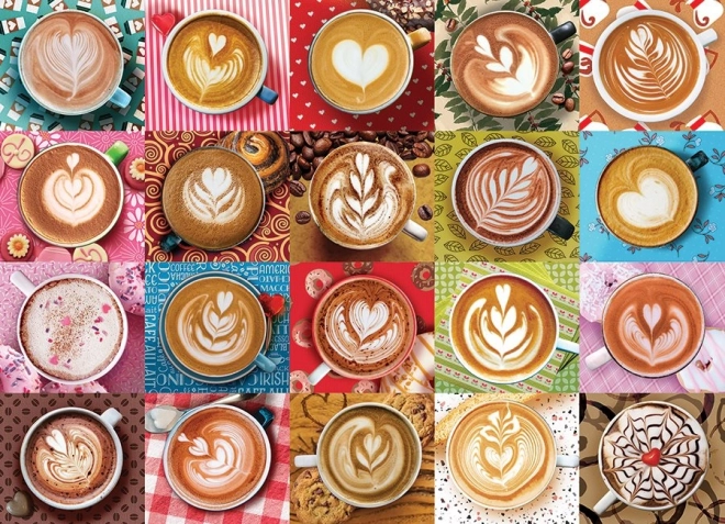 Puzzel 500 stukjes COBBLE HILL Ik hou van je, latte
