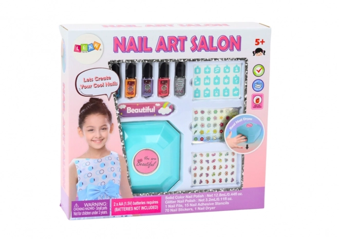 Kit de Manucure Vernis Autocollants Séchoir