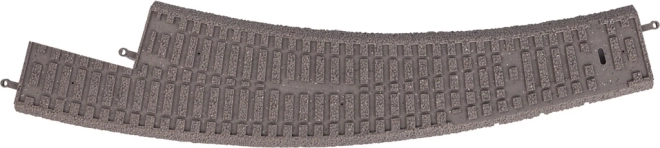 Roadbed for right-hand curved turnout