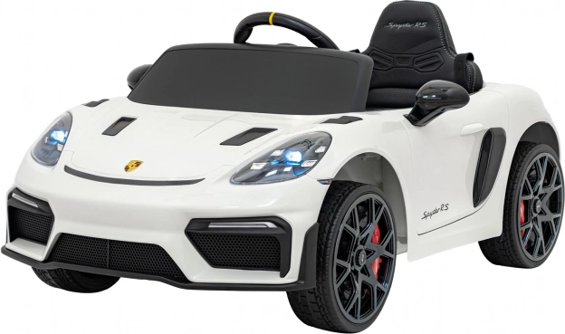 Kids’ electric car Porsche 718 Spyder RS – White