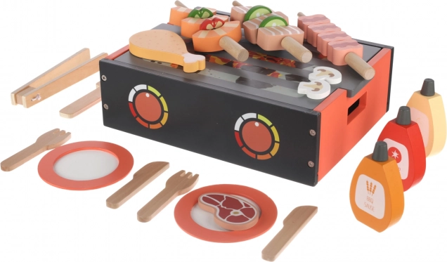 Set de barbecue en bois