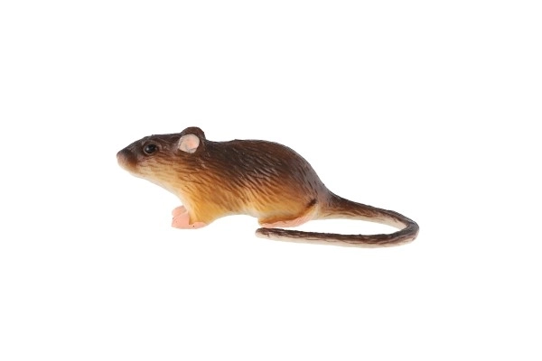 Huismuis speelgoed plastic 7cm in zak