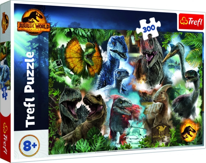 Puzzel 300 stukken Favoriete dinosauriërs Jurassic Wereld