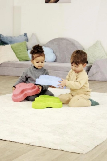 Drie getextureerde oppervlakken voor tactiel spel