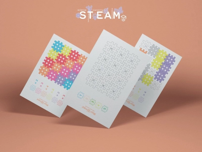 Constructieblokjes Waffle mini pastel 500 stuks