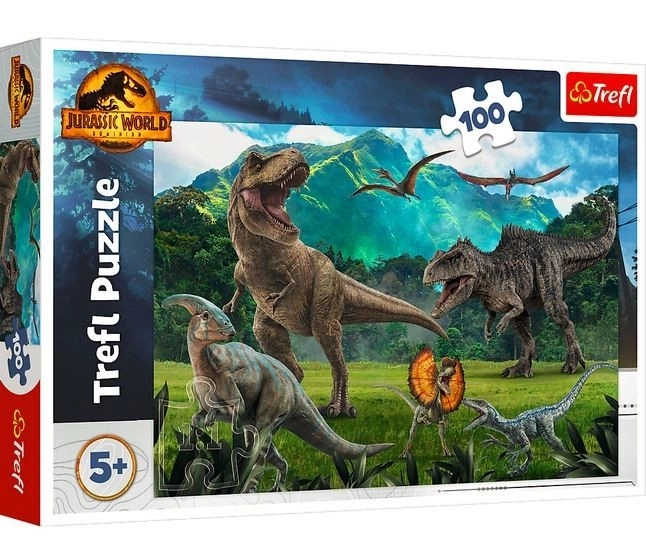 Puzzel dinosaurussen Jurassic Park 100 stukjes