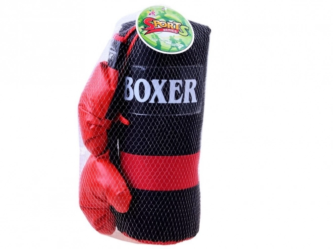 Bokszet met handschoenen en zak