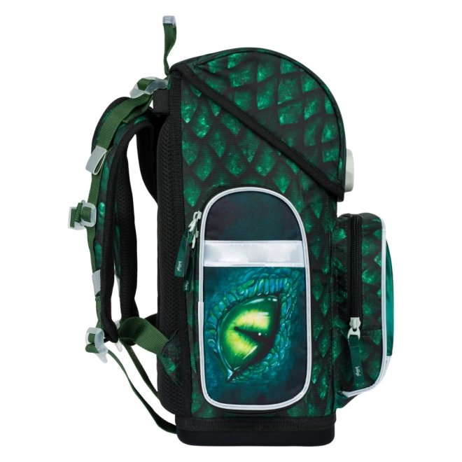 Schoolset Draak Baagl: Boekentas, Etui, Zak, Mappen en Broodtrommel