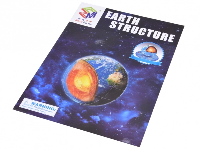 Puzzle 3D Planète Terre - Structure 50 pièces