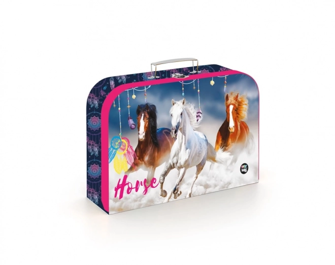 OXYBAG kinderkoffertje 34 cm met paardenmotief