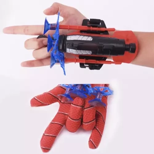Netzwerfer mit Handschuh und 3 Pfeilen