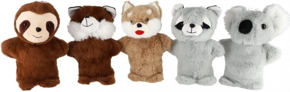 Marionnette en peluche animaux 30 cm pour enfants 0+