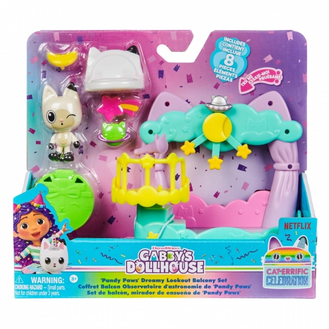 Kitten Cat Gabby's Dollhouse Balcony Set