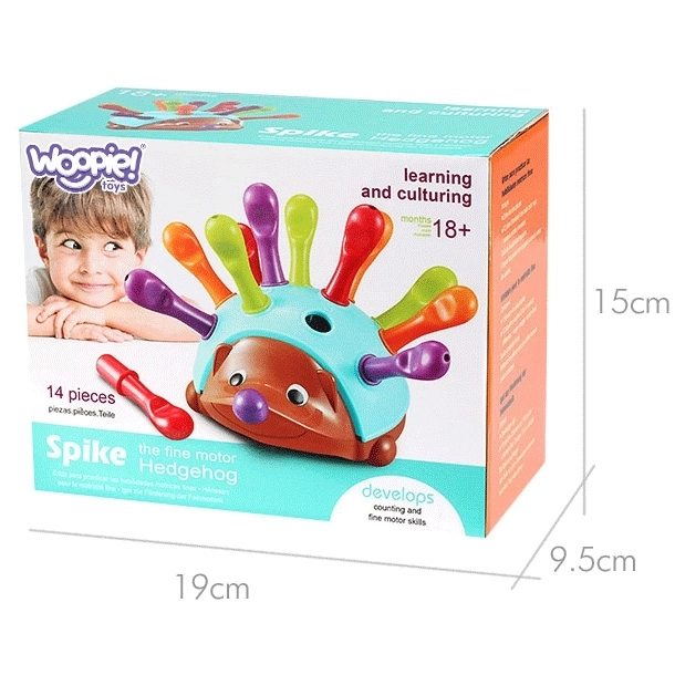 Woopie educatief spel egel sorter Montessori 4-in-1