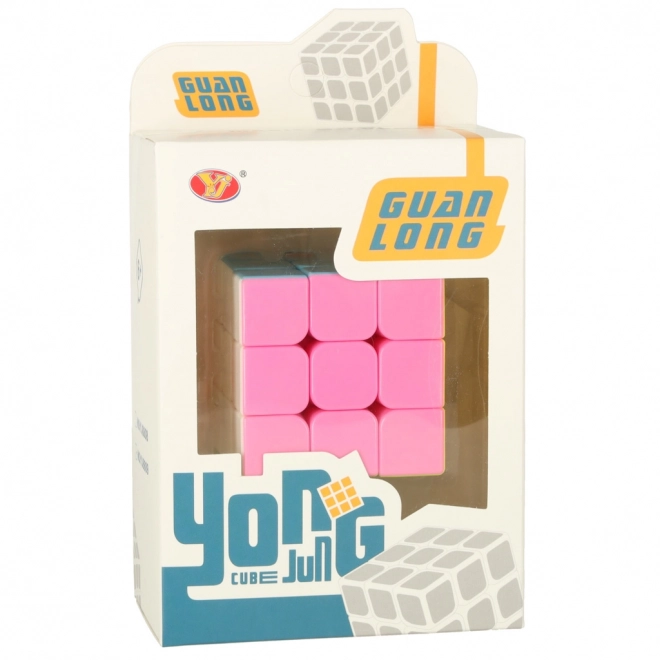 Puzzelkubus 3 x 3 neon