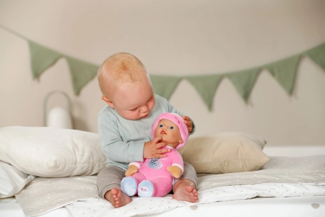 Schlafpuppe für Babys dunkelrosa 30 cm