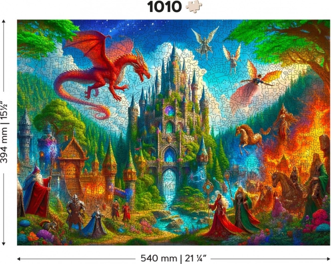 Houten puzzel Fantasy Kasteel 1010 stukjes
