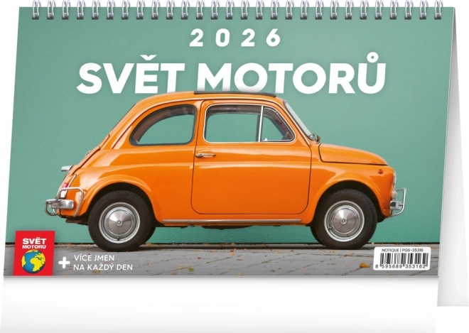 Bureaukalender Svět motorů 2026