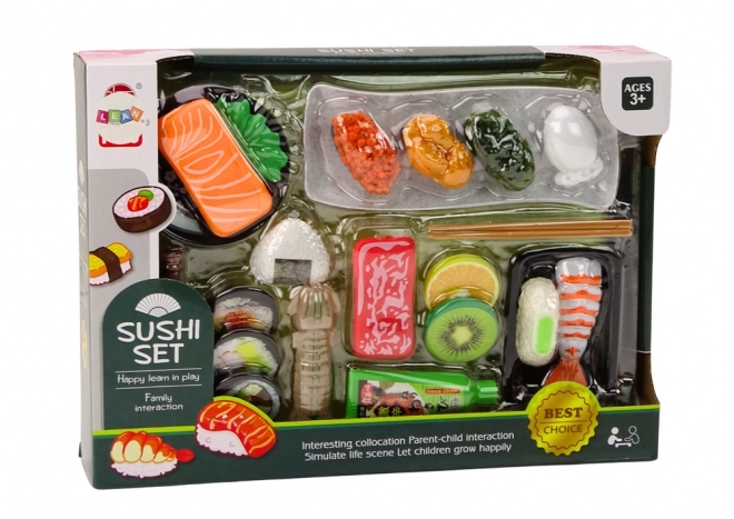 Sushi accessoires Gamba Set voor kinderen Speelgoed 22 stukken.