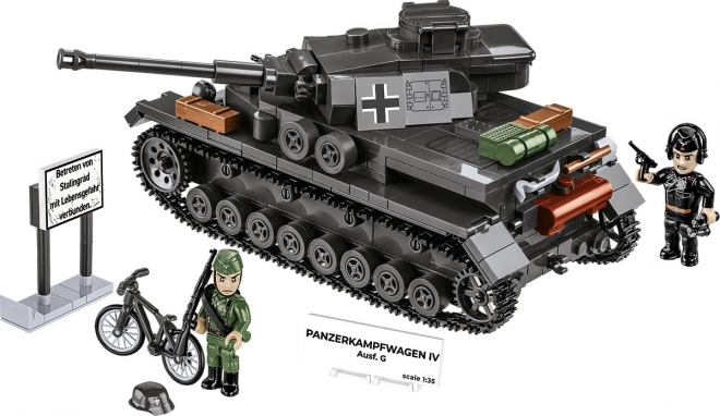 COBI 3127 Tweede Wereldoorlog Duitse tank Panzerkampfwagen IV Ausf. G 1:35