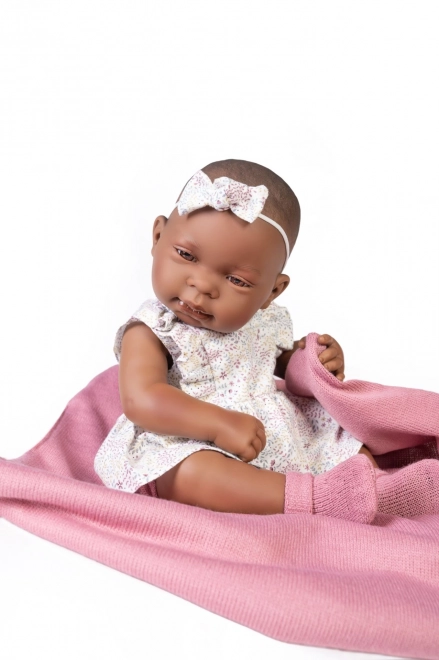 Antonio Juan 50288 MULATA - poupée réaliste bébé avec corps tout en vinyle - 42 cm