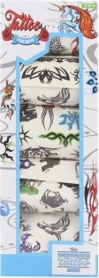 Tatouages temporaires pour garçons – set de 5 planches