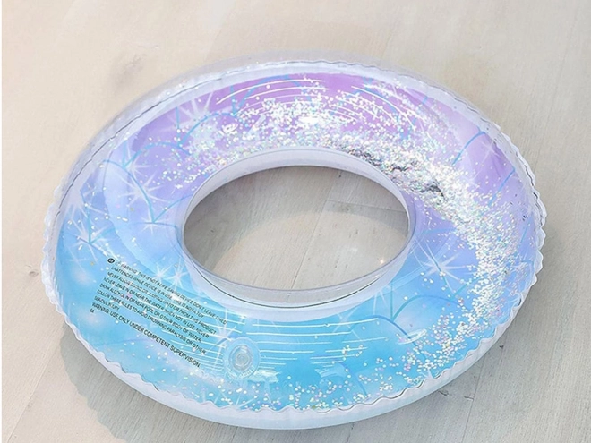 Drijvende ring met confetti 70cm