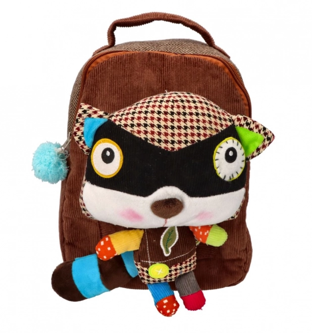 Kinder Rucksack EcoSnoopers mit Waschbär
