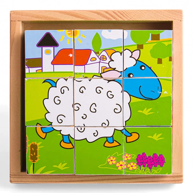 Puzzelblokken Dieren