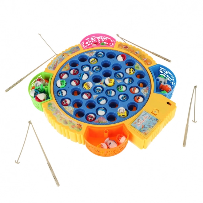 Kinderspel vissen 45 vissen + 4 hengels
