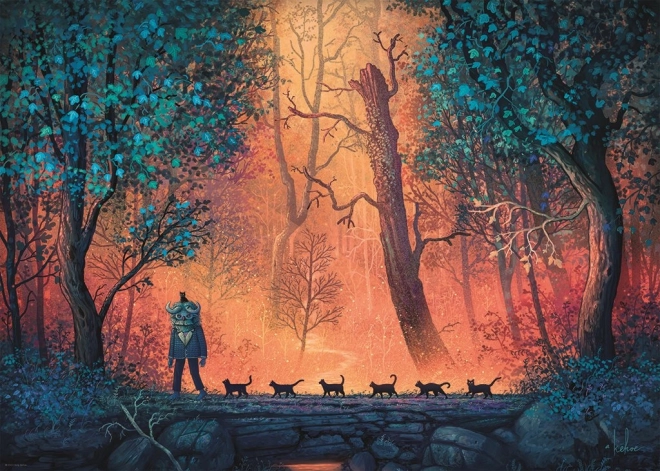 Puzzle HEYE Inner Mystic: boswandeling 1000 stukjes