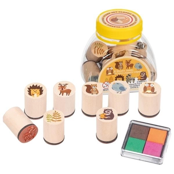 Forest Animal Stamps Set
