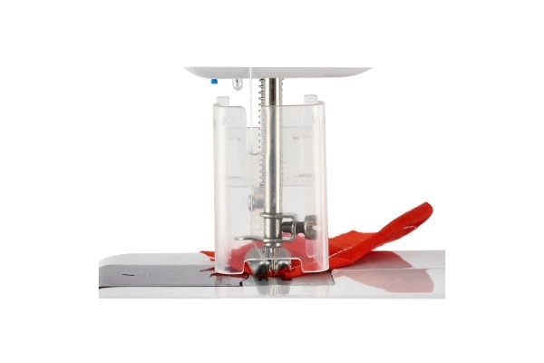Naaimachine plastic/metaal 25cm op batterijen met licht en geluid in doos 30x26x13cm