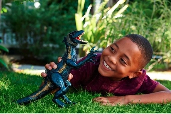 Jurassic Wereld Aanvallende Indoraptor met Geluiden