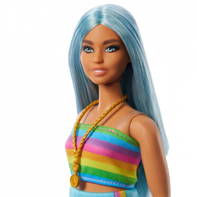 Barbie Fashionistas long blue hair