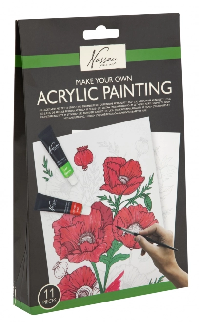 Acryl schilder set - 4 verschillende motieven