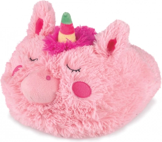 Cozy Noxxiez wärmender Plüsch-Hausschuh Einhorn