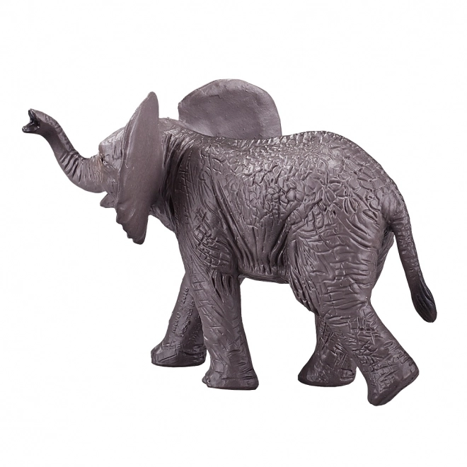 Realistic Elephant Calf Figurine