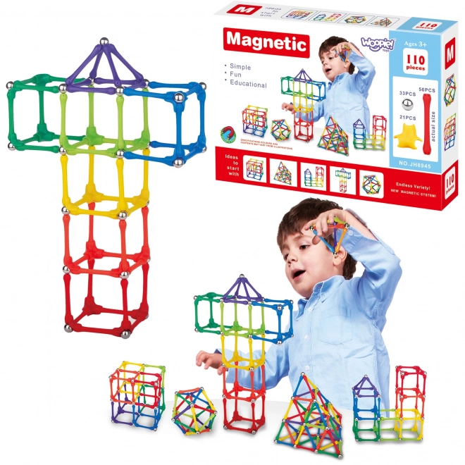 Magnetische bouwset Woopie 110 stukken