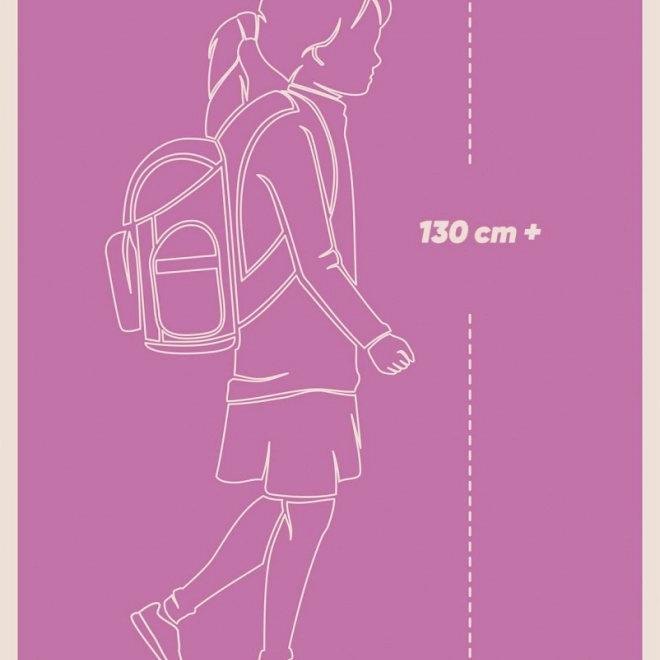 Schulset BAAGL Skate Max Sweet: Rucksack, Federmäppchen, Beutel und Sporttasche